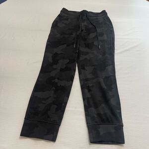 Lululemon Ready To Rulu Camo Camouflage Black Jogger Sweatpants Size 4